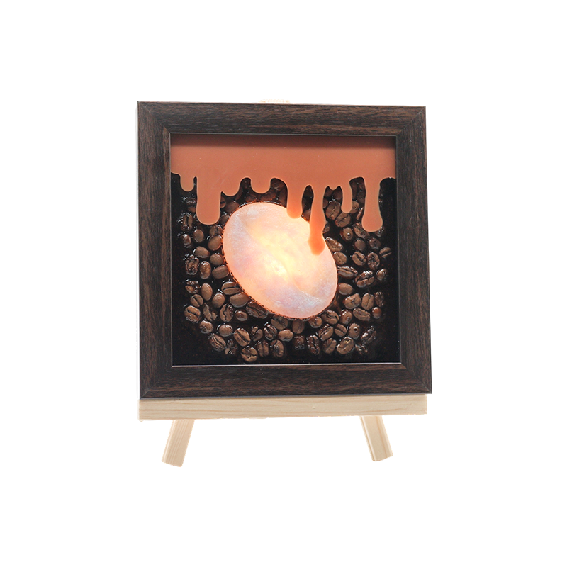 Amber koffie simulatie kunstlamp - lamp kiss koffiegeur