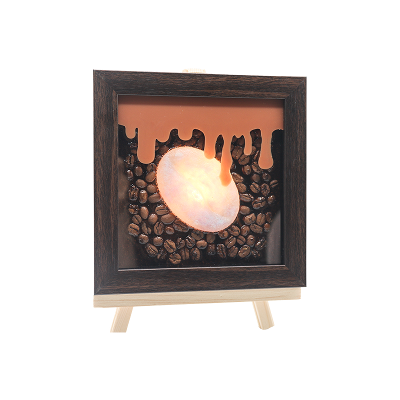 Amber koffie simulatie kunstlamp - lamp kiss koffiegeur