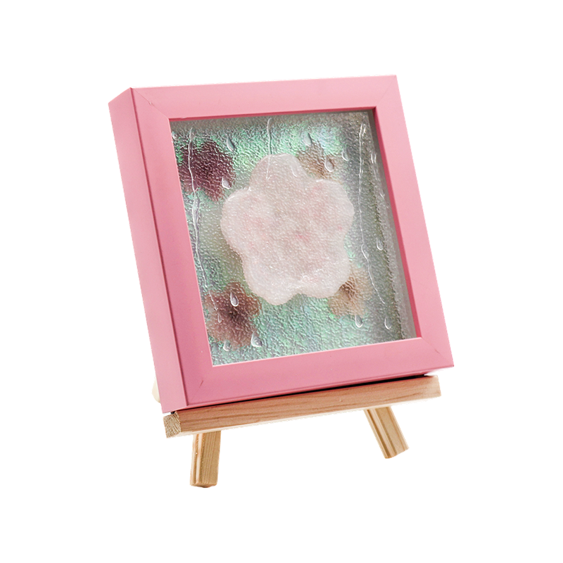 Geel houten frame kersenbloesem kunstlamp-Yozakura Rain