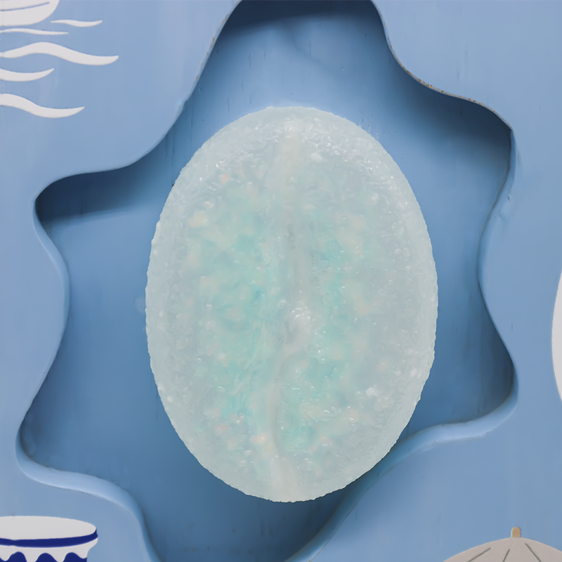 Ocean Wind Turing Coffee Bean Relief Houten Kunstlamp-Licht van Liefde Zee