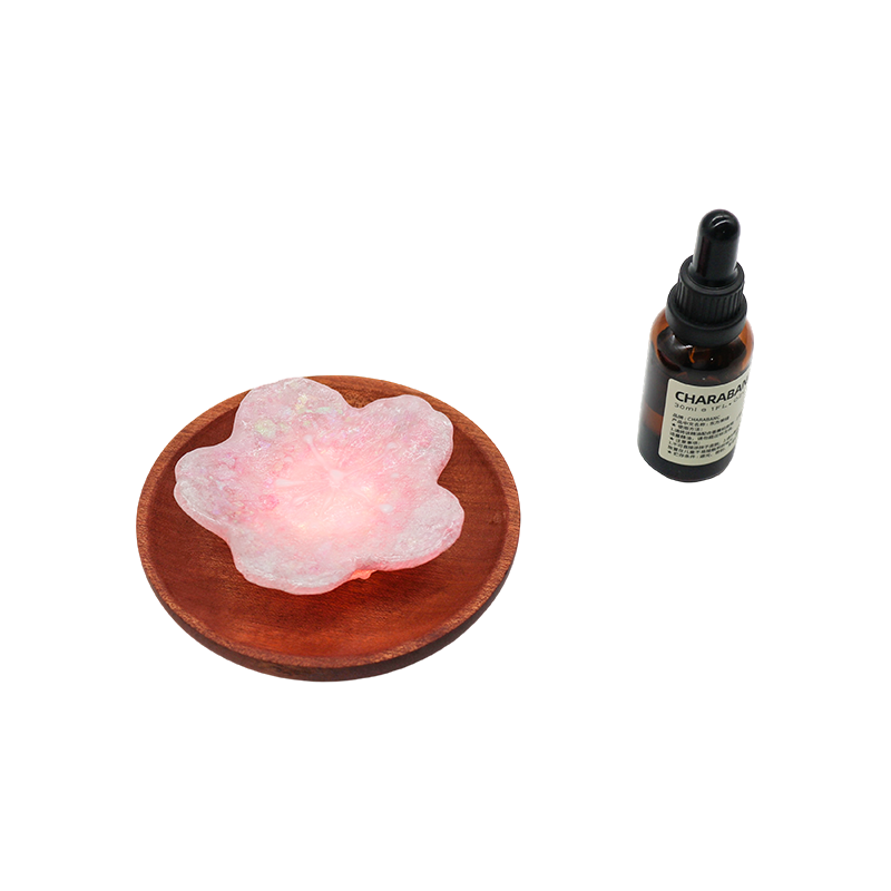 Aromatherapielamp met kersenbloesem en biologische etherische olie-