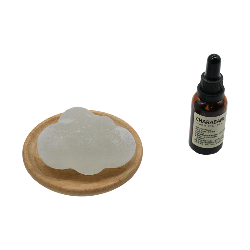 Wolkvormige aromatherapielamp met cipresbasis - Wolkademhaling