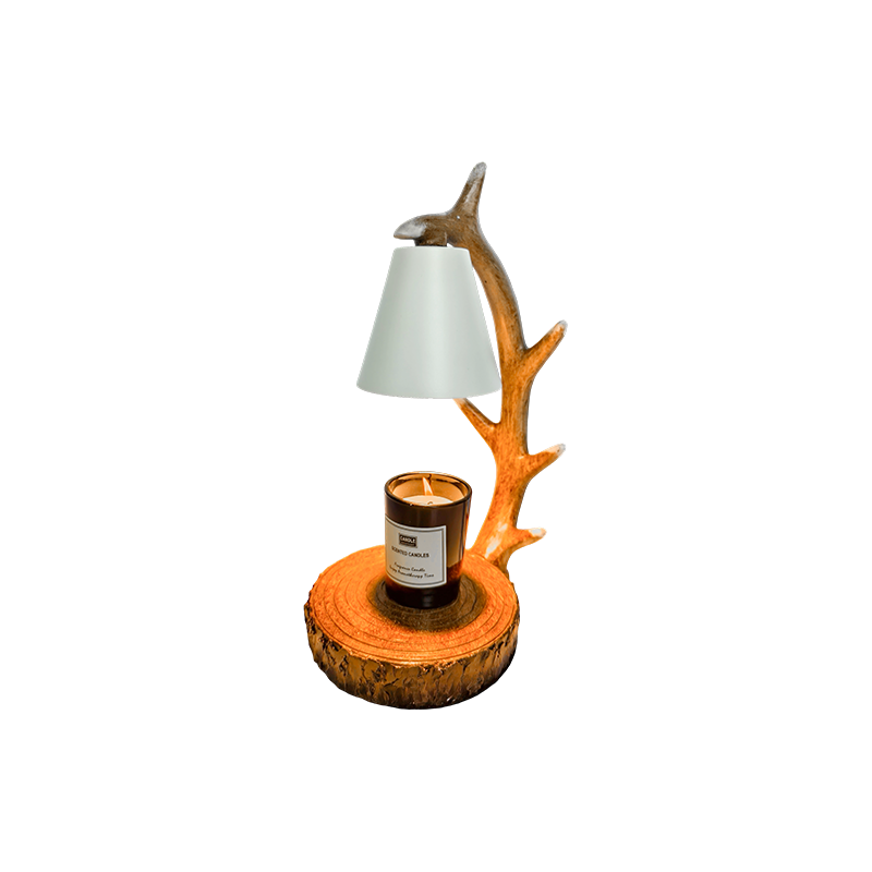 Op de natuur geïnspireerde kaarswarmerlamp - Deer's Breath